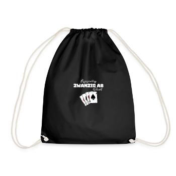 Twenty from Official Shirt - Drawstring Bag - black - Front