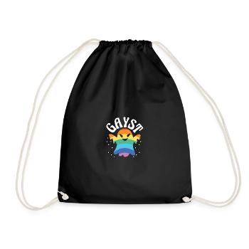 GAYST LGBT Gay Helloween - Drawstring Bag - black - Front
