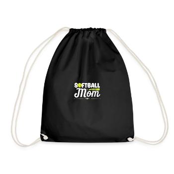 Love Softball pour adolescents Enfants Joueur de softball - Sac de sport léger - noir - Devant