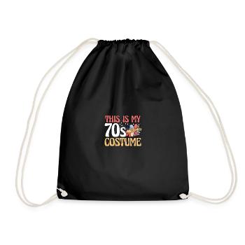 C’est mon costume des années 70 Seventies Hippie - Sac de sport léger - noir - Devant