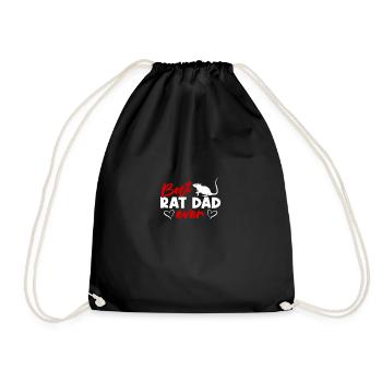 Meilleur père de rat pour les amoureux des rats - Sac de sport léger - noir - Devant