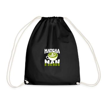 Matcha Man pour les amateurs de thé matcha - Sac de sport léger - noir - Devant