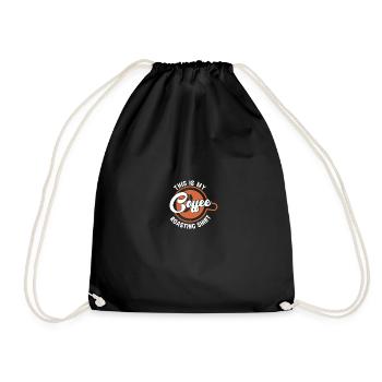 This Is My Coffee Roasting Shirt For Men Women - Drawstring Bag - black - Front