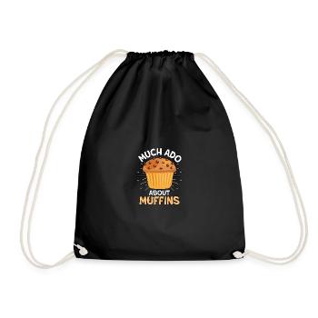 Beaucoup de bruit à propos des muffins pour muffins - Sac de sport léger - noir - Devant