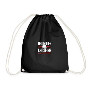 Drum Life m’a choisi comme batteur - Sac de sport léger - noir - Devant