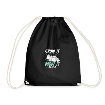 Grow It Mow It Race It Course de tondeuse à gazon - Sac de sport léger - noir - Devant