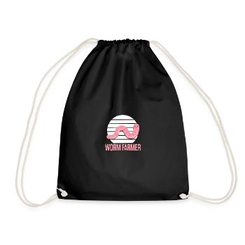 Vermiculteur Vermiculture Vermiculture Élevage de vers - Sac de sport léger - noir - Devant