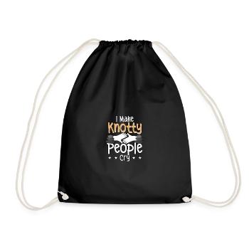 Je fais pleurer les gens noueux pour les massothérapeutes - Sac de sport léger - noir - Devant