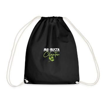 Me Gusta Cilantro Coriander Love - Drawstring Bag - black - Front