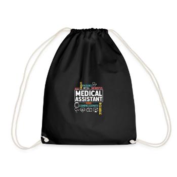 Assistant(e) médical(e) pour les infirmières - Sac de sport léger - noir - Devant