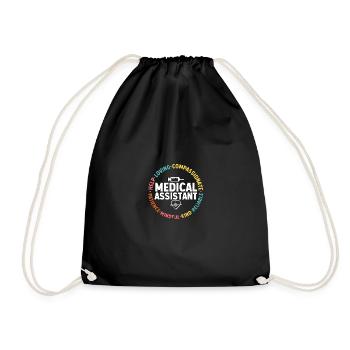 Assistant(e) médical(e) pour les infirmières - Sac de sport léger - noir - Devant