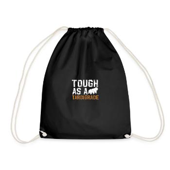Tough As A Tardigrade Microbiology Biology - Drawstring Bag - black - Front