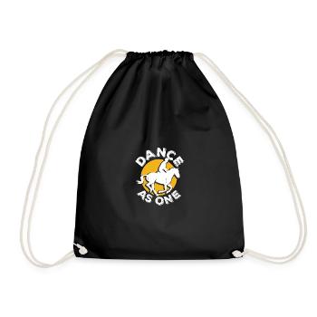 Danser comme un seul cheval Dressage - Sac de sport léger - noir - Devant