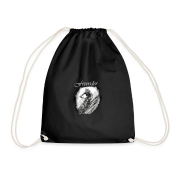 Freerider blanc - Sac de sport léger - noir - Devant