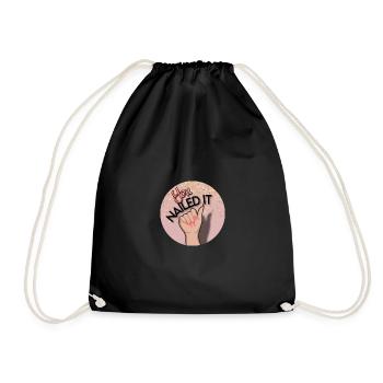 You nailed it! You did it! - Drawstring Bag - black - Front