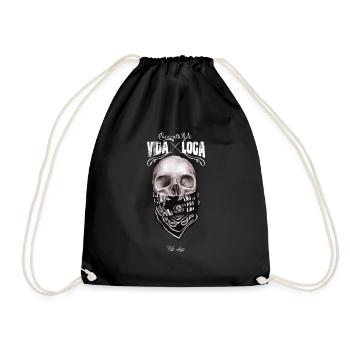 vida loca skull - Sac de sport léger - noir - Devant