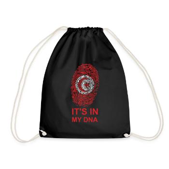 Tunisia DNA - Drawstring Bag - black - Front