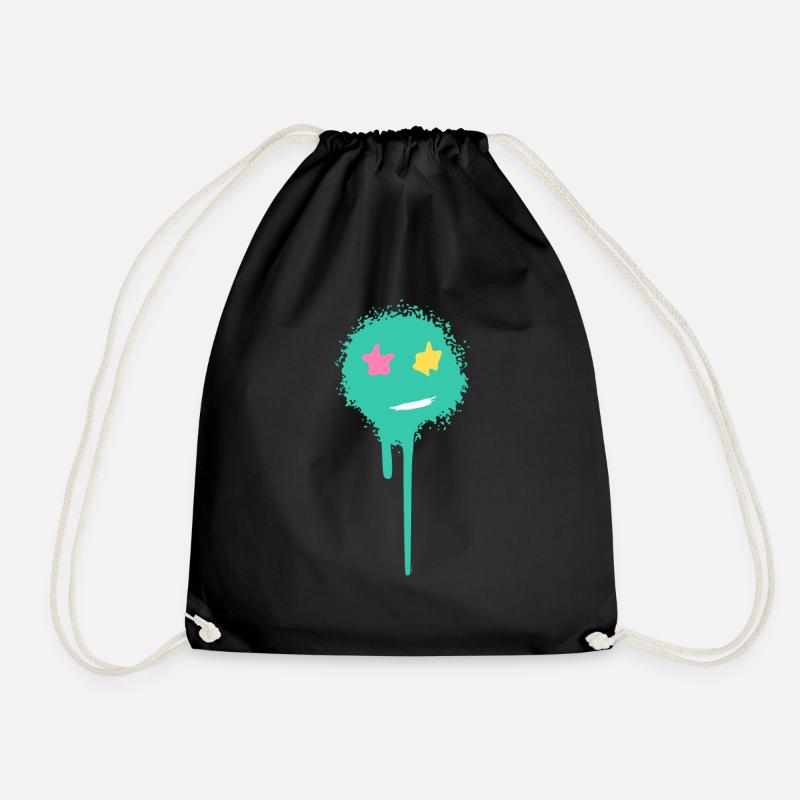 Paint stain - Turnbeutel - Schwarz