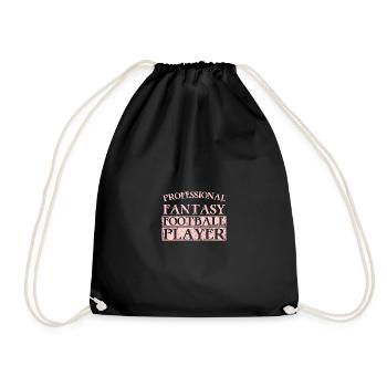 Professional Fantasy Football Player - Drawstring Bag - black - Front