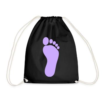 Foot Feet Foot Care Podiatrists Podiatrists - Drawstring Bag - black - Front