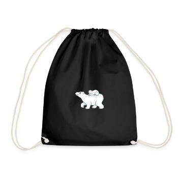 Icebear - Drawstring Bag - black - Front