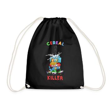 Sarkusm Saying Black Humor Funny Irony - Drawstring Bag - black - Front