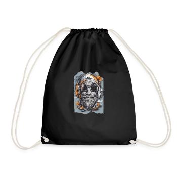 Beats & Beards Fusion Music Lover Sunglasses - Drawstring Bag - black - Front