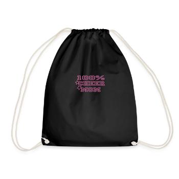 cheermom - Turnbeutel - Schwarz - Vorne