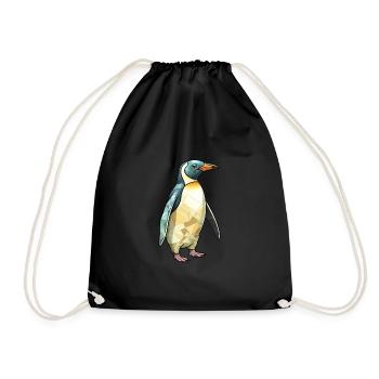Pingouin cool - Sac de sport léger - noir - Devant