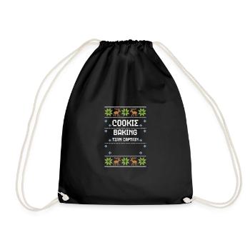 Cookie Baking Team Captain - Drawstring Bag - black - Front