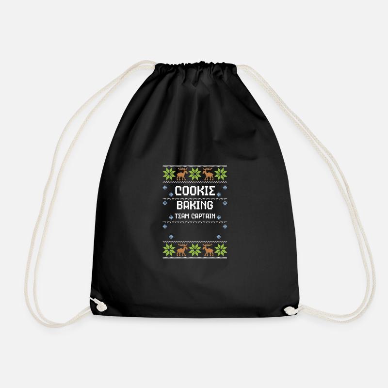 Cookie Baking Team Captain - Turnbeutel - Schwarz