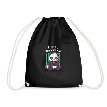 Les gens qui ne sont pas un grand fan -sarcastique drôle - Sac de sport léger - noir - Devant
