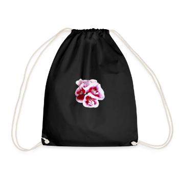 Fleurs roses - Sac de sport léger - noir - Devant