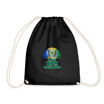 Saint Vincent and the Grenadines - Drawstring Bag - black - Front