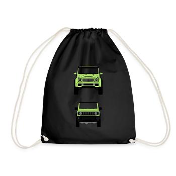 Gros G et bébé G - Sac de sport léger - noir - Devant