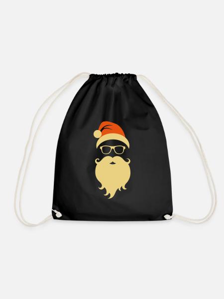 Cool Santa - Turnbeutel - Schwarz