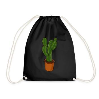 Cactus - Sac de sport léger - noir - Devant