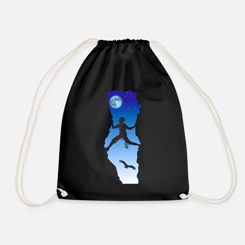 Escalade de nuit - Sac de sport léger - noir