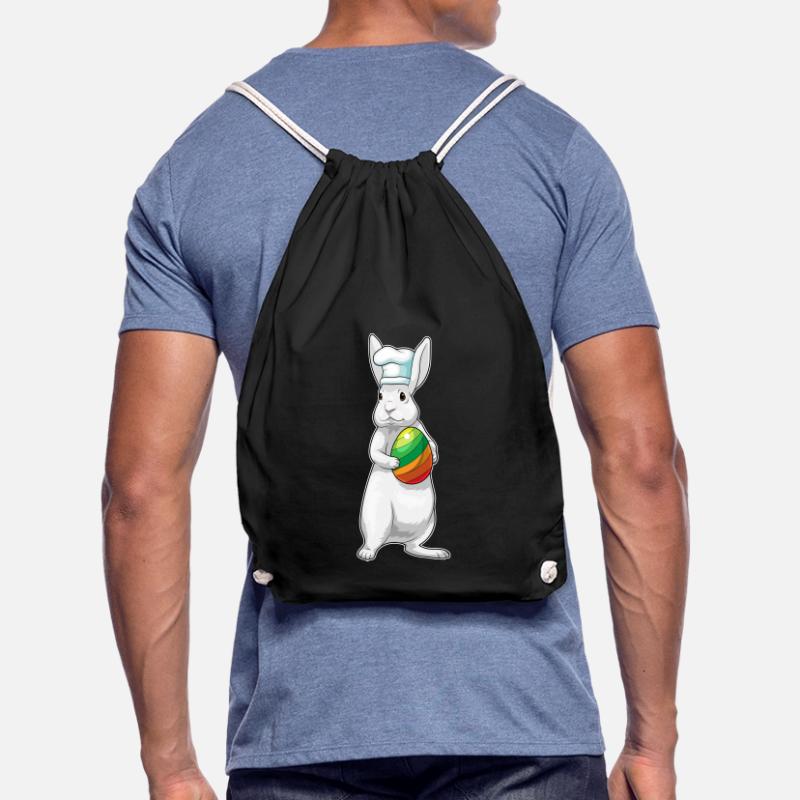 Bunny Easter Easter Egg Cook Drawstring Bag