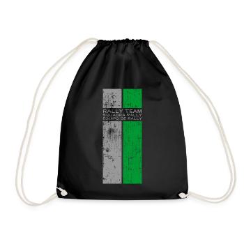 Rally Team Squadra Rally Classic Stripes Design - Turnbeutel - Schwarz - Vorne