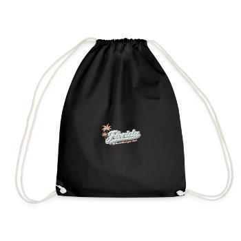 Florida Retro – Soleil dans le cœur - Sac de sport léger - noir - Devant