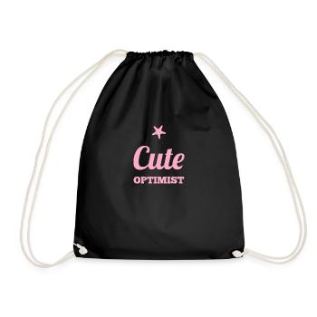 Grandson Gift Idea - Drawstring Bag - black - Front