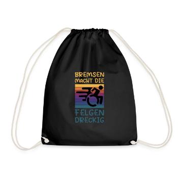 Le freinage salit les jantes - Sac de sport léger - noir - Devant
