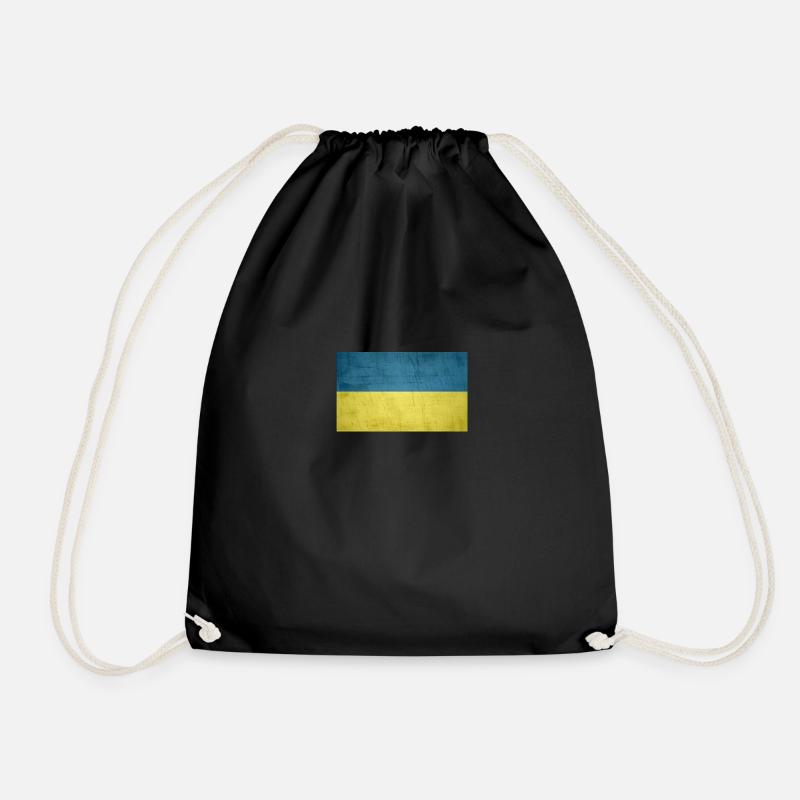 Ukraine - Drawstring Bag - black