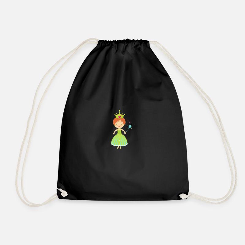 Princess Kids - Drawstring Bag - black
