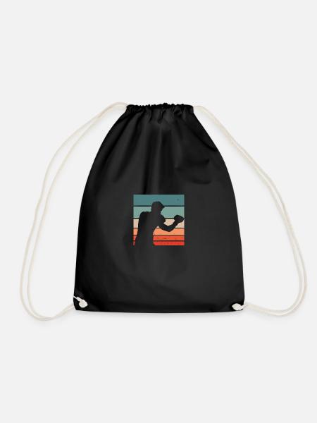 Boxing boxer boxsport - Turnbeutel - Schwarz