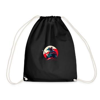 Samurai - Turnbeutel - Schwarz - Vorne