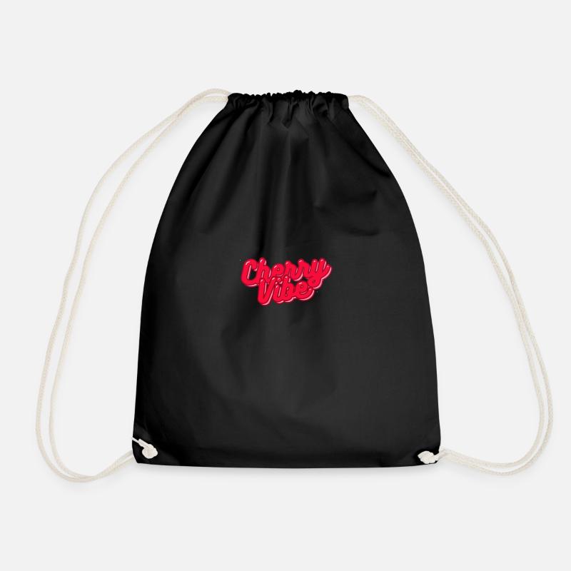 Cherry Vibe - Turnbeutel - Schwarz