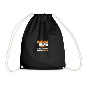 Massothérapeute Définition Massothérapie - Sac de sport léger - noir - Devant