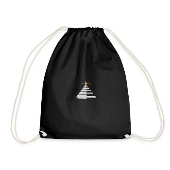 Mignon Piano Musique Piano Cravate Claviériste - Sac de sport léger - noir - Devant